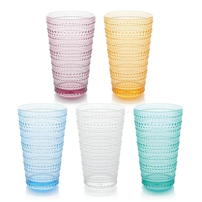 Certified International (Set Of 6) 22oz Acrylic Ice Tea Glasses Santa Fe 5 Certified International (Set Of 6) 22oz Acrylic Ice Tea Glasses Santa Fe - Image 3