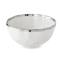 Certified International (Set Of 4) 24oz Cereal Bowls Regency Silver -Certified International GUEST baf1b278 116e 46e9 a57e a6e18ee3f557