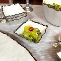 Certified International Set Of 4 14oz Regency Square Snack Bowls Silver 9 Certified International Set Of 4 14oz Regency Square Snack Bowls Silver -Certified International GUEST c266ca42 2154 41e2 b179 b157745a3268