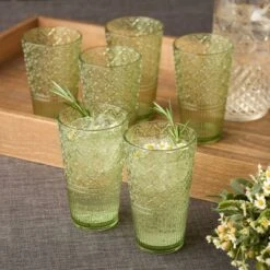 Certified International (Set Of 6) 22oz Acrylic Ice Tea Glasses Victoria -Certified International GUEST c3d3c277 fc27 4bfb b445 ec76b1980410