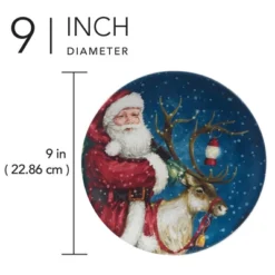 Certified International Set Of 4 Santa's Secret Dessert Plates 5 Certified International Set Of 4 Santa's Secret Dessert Plates -Certified International GUEST d28f1268 bf9f 42d8 8332 4551b3945d3d