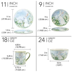 Certified International 16pc Easter Morning Dinnerware Set -Certified International GUEST da6becbd 5165 42f1 a5d8 769a77a5cbcc