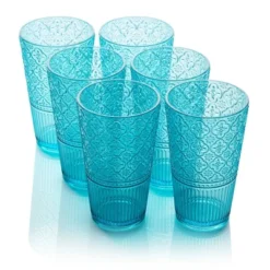 Certified International (Set Of 6) 22oz Acrylic Ice Tea Glasses Victoria -Certified International GUEST dac9f0a4 e31a 45f1 8bcd e2c276be9724