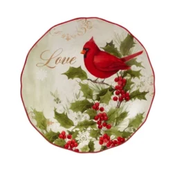 Set Of 4 Winter's Medley Dining Dessert Plates - Certified International -Certified International GUEST dc0eac1f 44fb 444a aa04 429242aca9b3