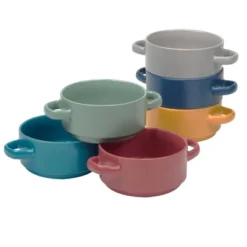 Certified International (Set Of 6) 22oz Stoneware Soup Crocks Matte Glaze 10 Certified International (Set Of 6) 22oz Stoneware Soup Crocks Matte Glaze -Certified International GUEST e30be323 0611 412b a912 d673473f0384