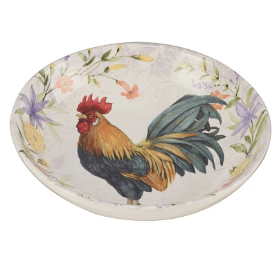 Floral Rooster Serving/Pasta Bowl - Certified International 3 Floral Rooster Serving/Pasta Bowl - Certified International
