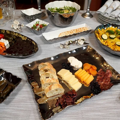 Certified International Silver Coast Rectangular Platter 7 Certified International Silver Coast Rectangular Platter - Image 5