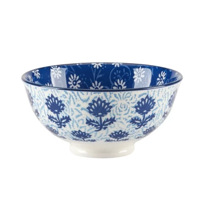 Certified International Set Of 6 13pc Carnival All Purpose Bowls Blue 5 Certified International Set Of 6 13pc Carnival All Purpose Bowls Blue - Image 3