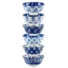 Certified International Set Of 6 30oz Carnival All Purpose Bowls Blue -Certified International GUEST fd885477 bf01 4d1d b71c 7efc8443eded