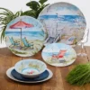 12pc Melamine Ocean View Dinnerware Set - Certified International: Outdoor Dishes, Service For 4, Dishwasher-Safe -Certified International GUEST ff5cbe1b f5ef 436b 9a85 fed51519a27e
